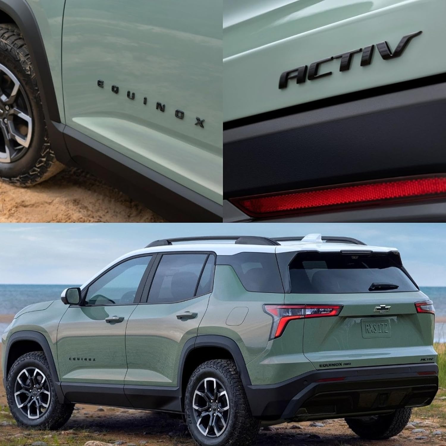 Rear Wiper Blade Arm Set for Chevrolet Chevy Equinox 2022 2023 2024 2025 OEM Fit LS LT Premier RS Trims Rear Back Windshield Wiper Blade Arm Set Replacement