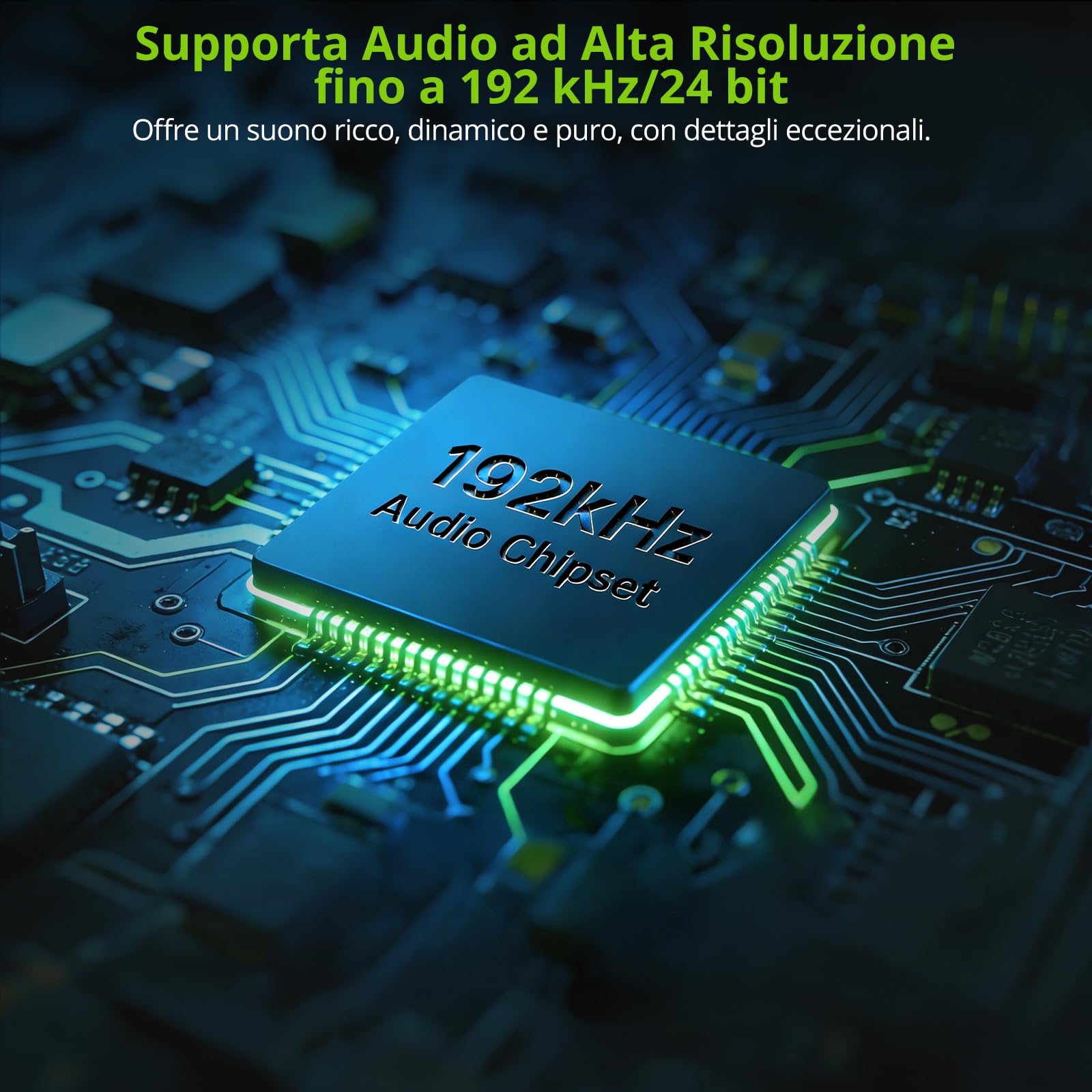 LiNKFOR Adattatore HDMI ARC a Ottico Supporta Audio 192kHz/24bit e Dolby DTS 5.1 Convertitore Cavo HDMI eARC/ARC a Ottico (1.5m) Design All-in-One Estrattore Audio HDMI eARC per Soundbar, Home Theater