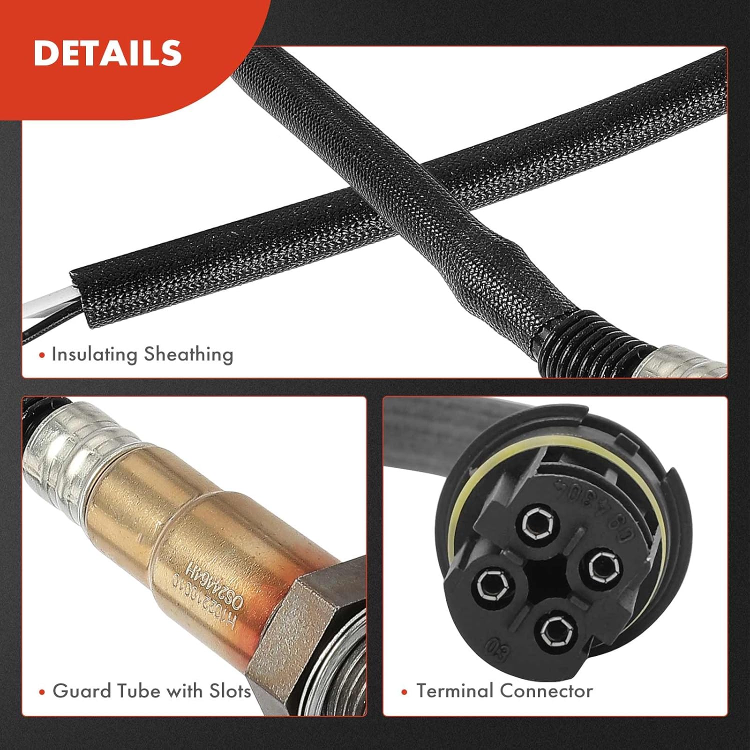 A-Premium O2 Oxygen Sensor Compatible with BMW 550i 650i 2006-2010, 750i 750Li 2006-2008, X6 2014, Downstream Left and Right, 2-PC Set, Downstream Left and Right, Replace# 0015407117, 11787544654