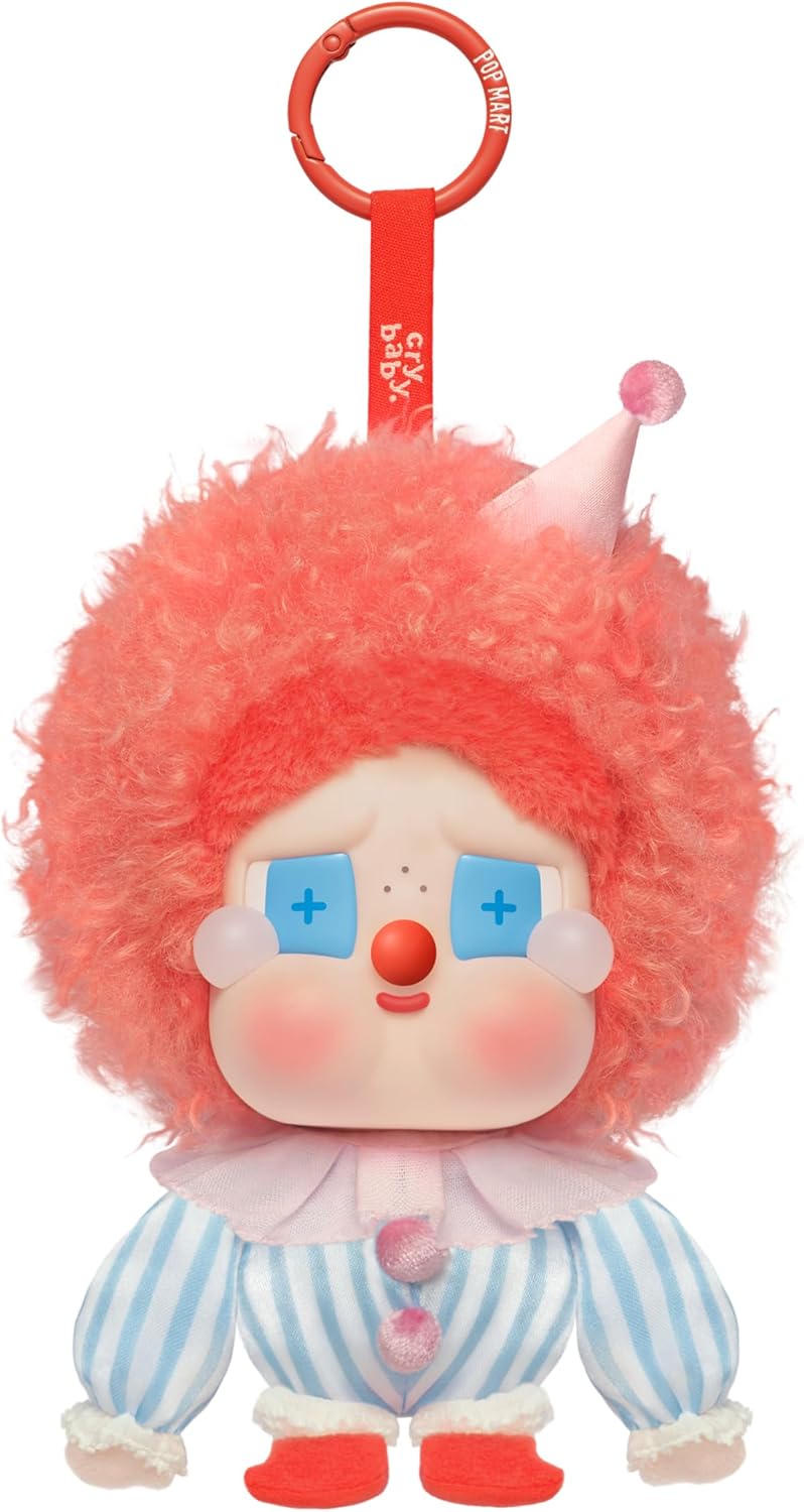 POP MART WHY SO SERIOUS Series-Crybaby Vinyl Plush Blister Pack, 8.26 inches Height, Toys for Modern Home Decor, Collectible Toy Set for Desk Accessories, 1PC