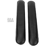 Pair+of+Wheelchair+Padded+Arm+Rest%2C+Waterproof+PU+Transport+Chair+Support+Cushion+Cover+Accessories+for+Elbows+and+Forearm+Pressure+Relief