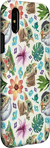 Miniatura 9 de Funda con estampado tropical para iPhone 11 Pro Max Star Wars The Mandalorian Grogu