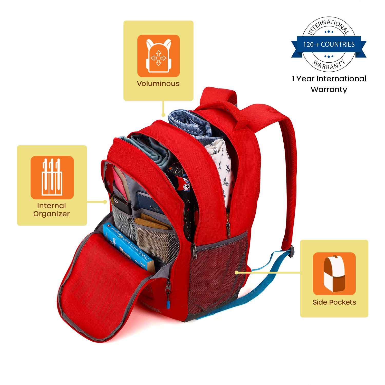 Black Casual Backpack (AMT Fizz SCH Bag 