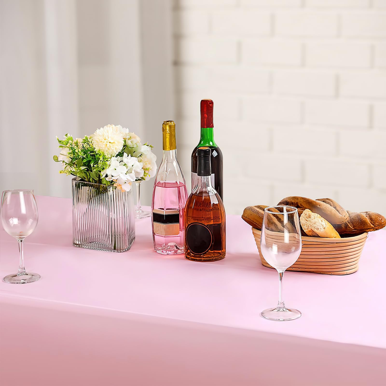 LYCN 12 Pack Colourful Tablecloths, Summer Table Covers - Image 4