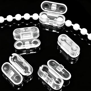 4.5mm 30 Pack Plastic Beaded Chain Connectors for Window Blind Repair