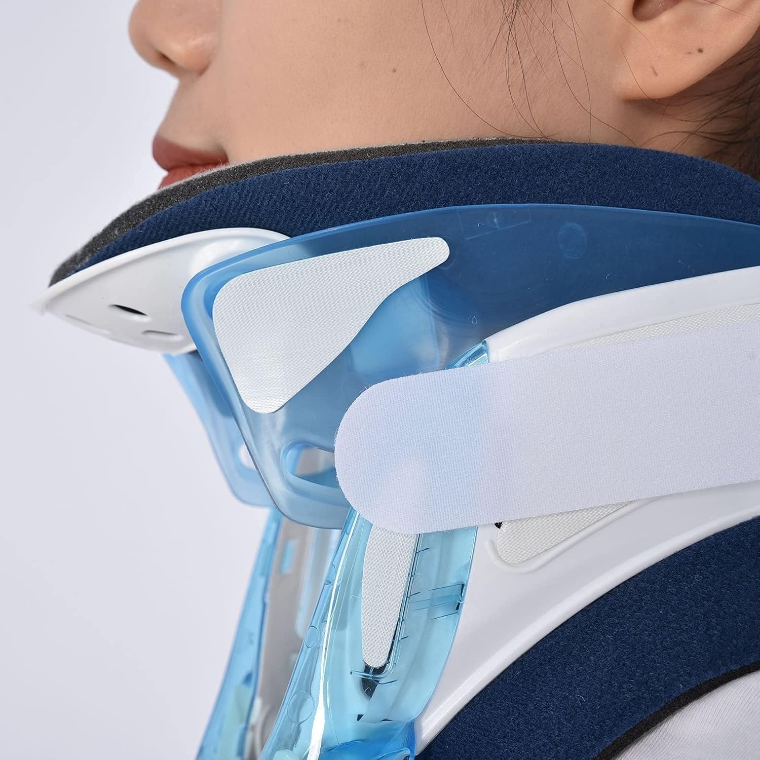 Nackenbandage Neck Brace Collar Neck Brace Support|Einstellbares Zuggerät for den Halswirbel|Halswirbelsäule Zugkraft Fixierung Wirbelsäulenpflege Korrekturschutz Zahnspange zur Schmerzlinderung