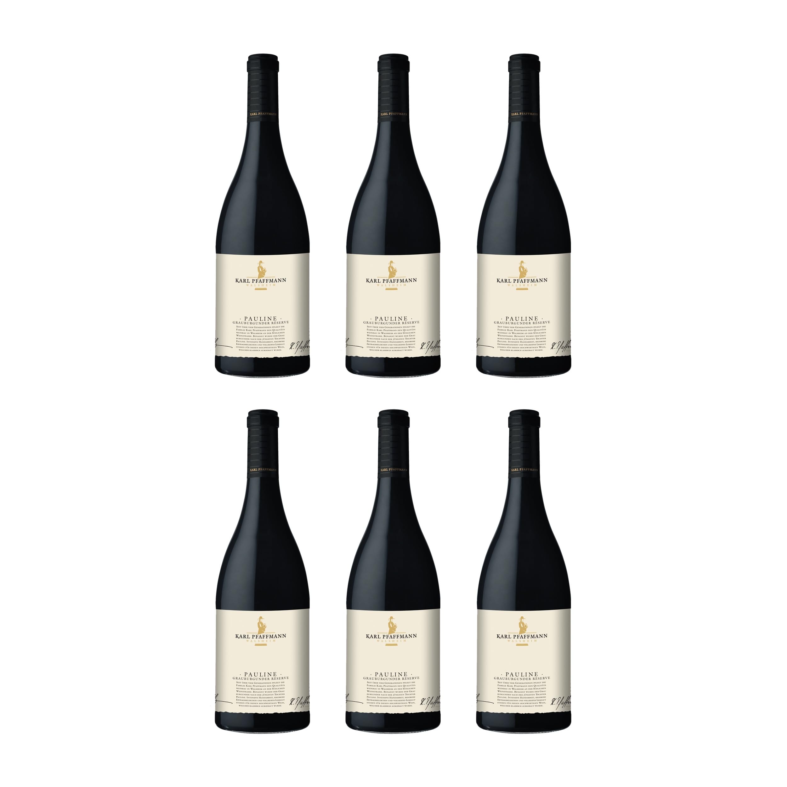 Karl Pfaffmann Grauburgunder Cuvée Pauline Weisswein Weiss trocken Deutschland inkl. FeinWert E-Book (6 x 0.75 l)