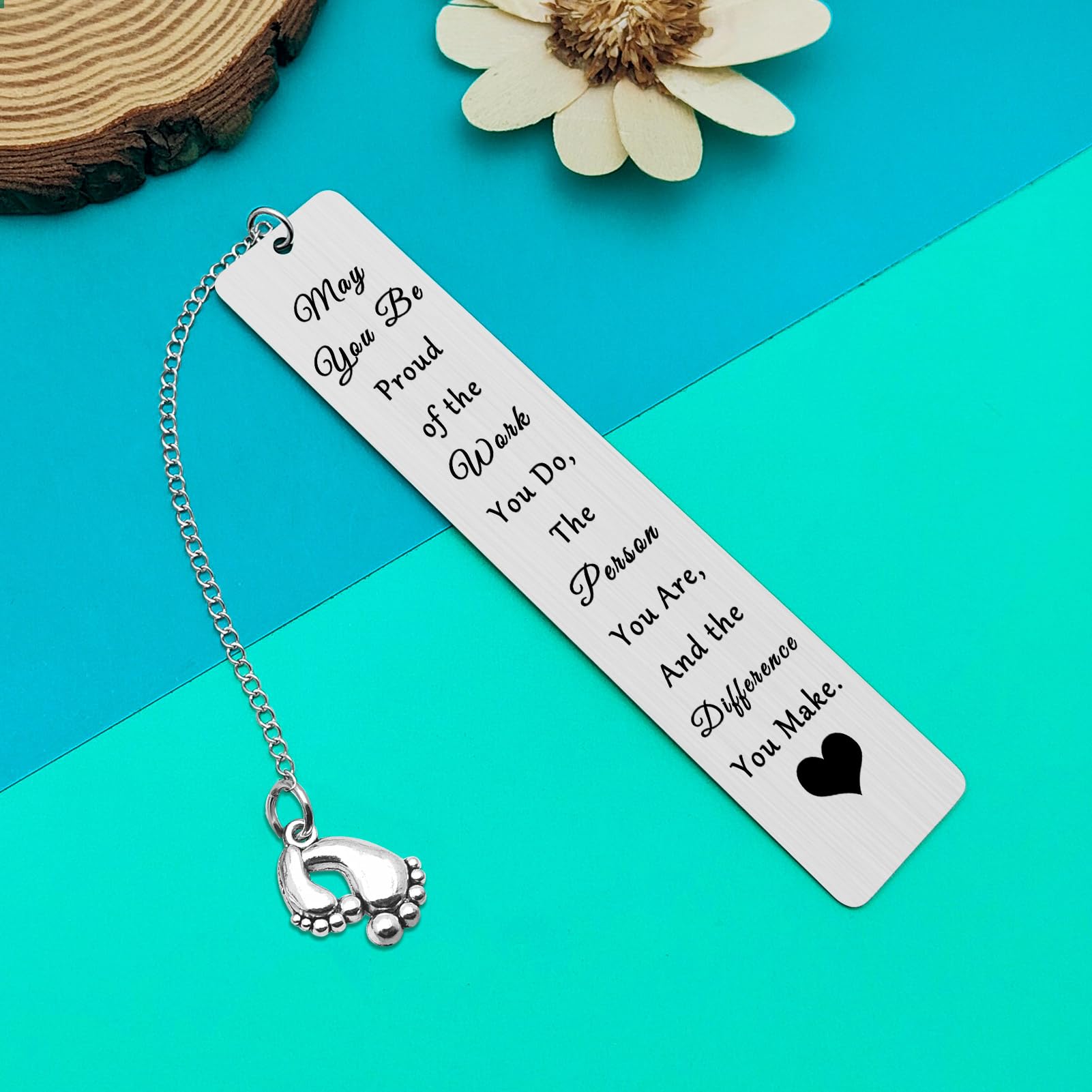 Thank You Gifts for Obstetrician Midwife Gifts Appreciation Bookmark for OB-GYN Maternity Doula Nurse Gynecologist Colleague Retirement Bookmark Delivery Nurse Gift OB Doctor Gift