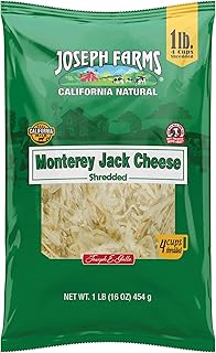 Joseph Farms Monterey Jack Shredded Cheese, 16oz