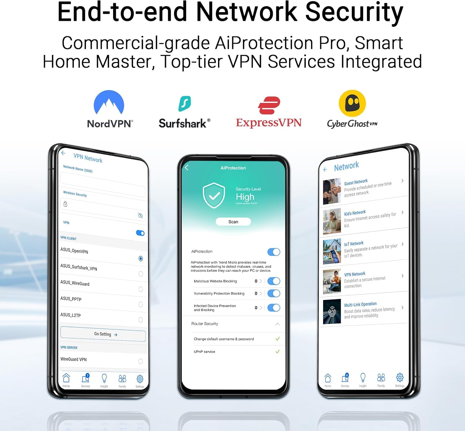ASUS RT-BE58U V2, Router Estendibile WiFi 7 AiMesh, 4K-QAM, MLO, AI WAN/LAN 2,5G, 4 Porte 1G, Sicurezza di Rete, Parental Control, Rete IoT, VPN, Nero