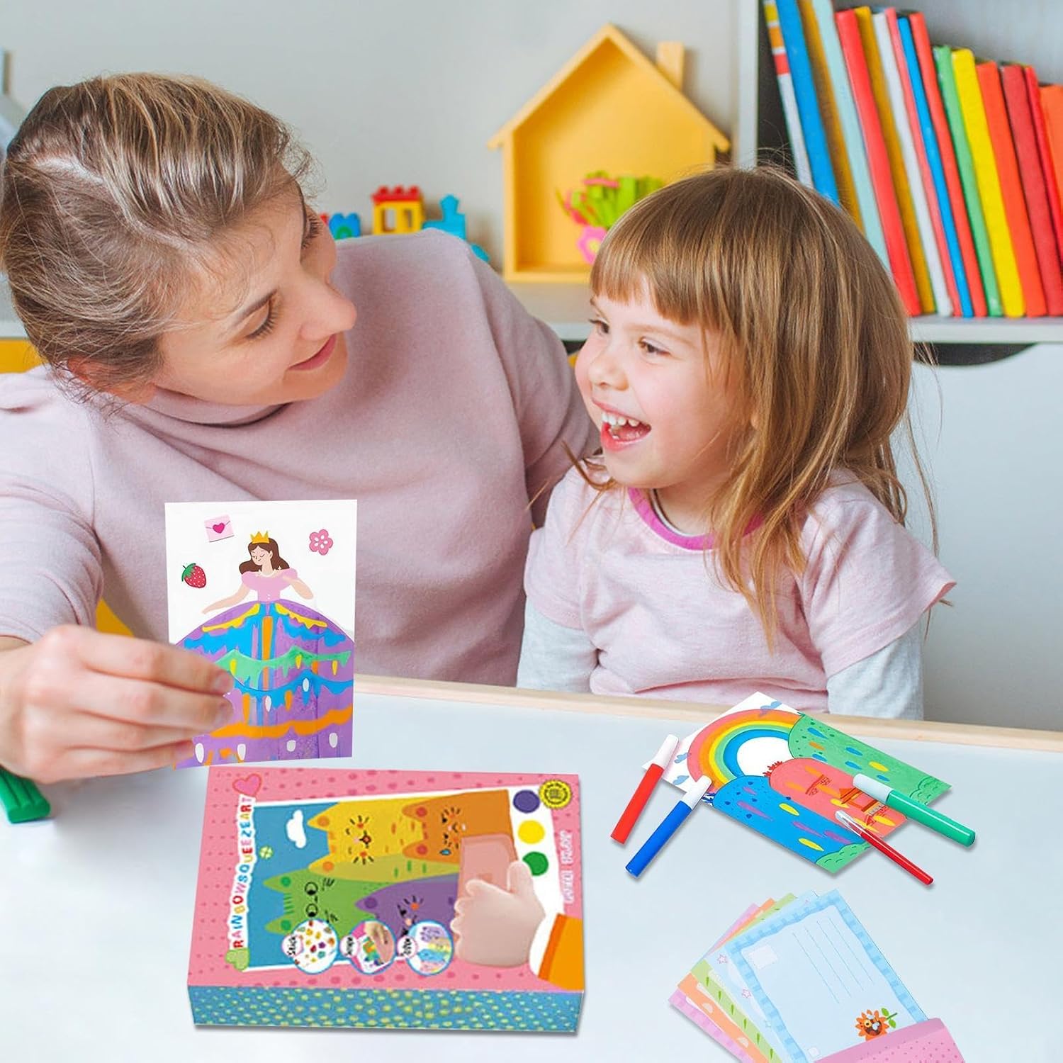 Scratch Paper for Kids Rainbow Painting Kit Toys