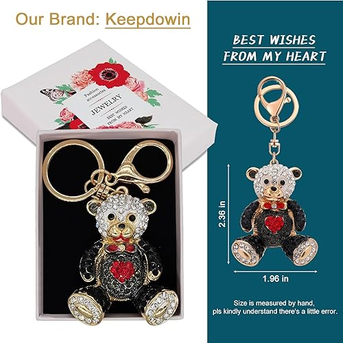 Miniatura 7 de Llaveros para mujer, lindos llaveros para mujer, divertido llavero de anime para ella, hermana, niña, bolsa de regalo de cumpleaños, accesorios de