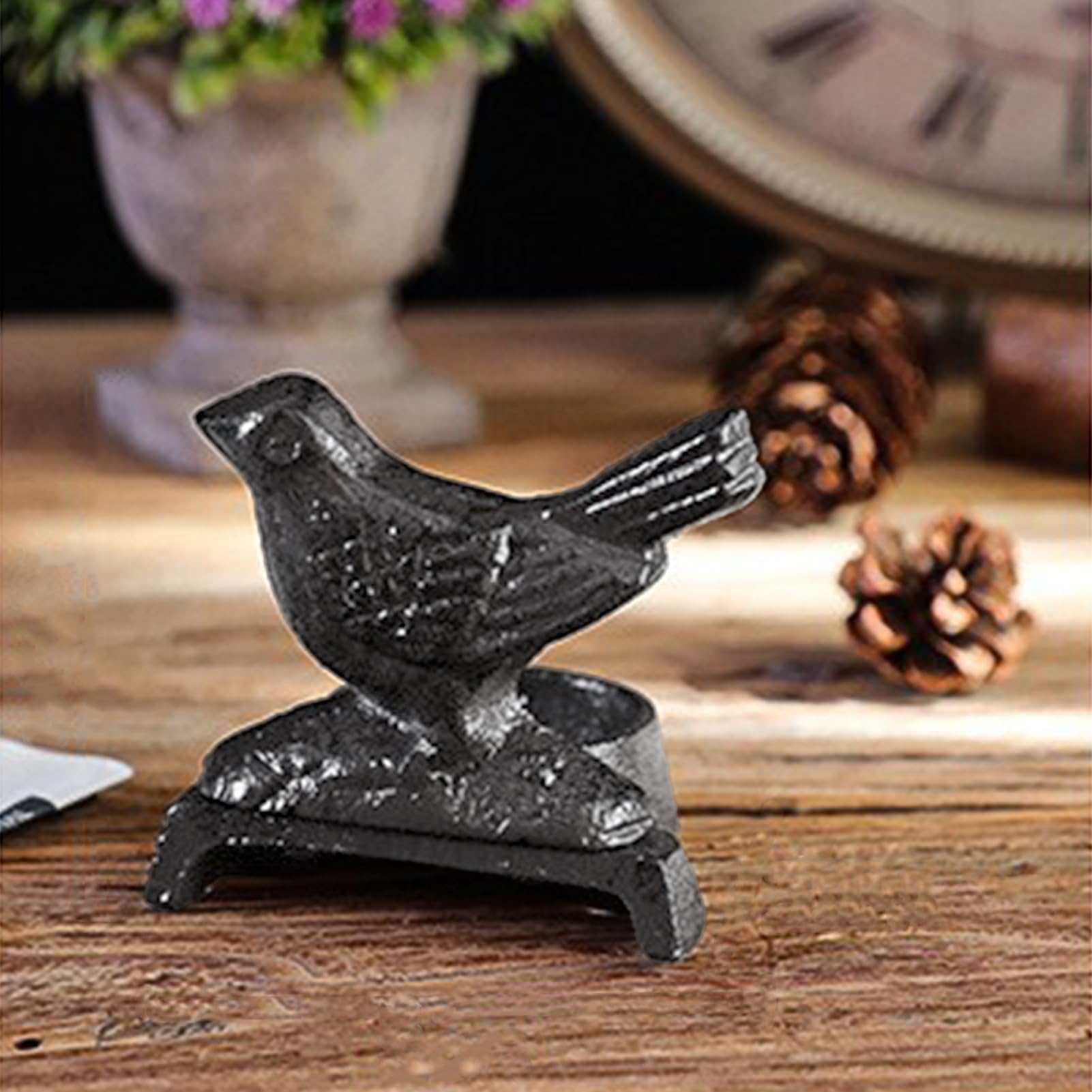 Animal Shaped Iron Candle Holder,Tea Lights Candle Holder,Aroma Candle Candle Holder,Vintage Candle Holder Decoration,Metal Pillar Candle Holder for Bedroom Home Decor(C)