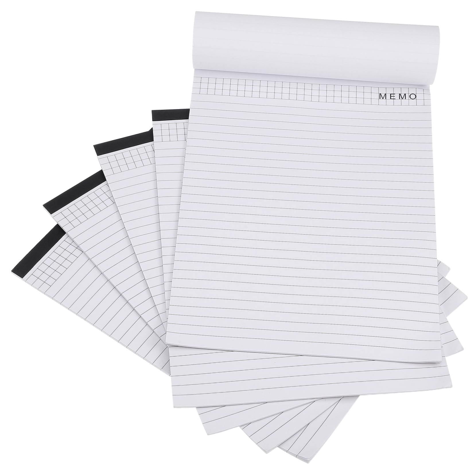 Bloc-notes A4 DOITOOL 25 feuilles détachables lot de 5 pour bureau - 8