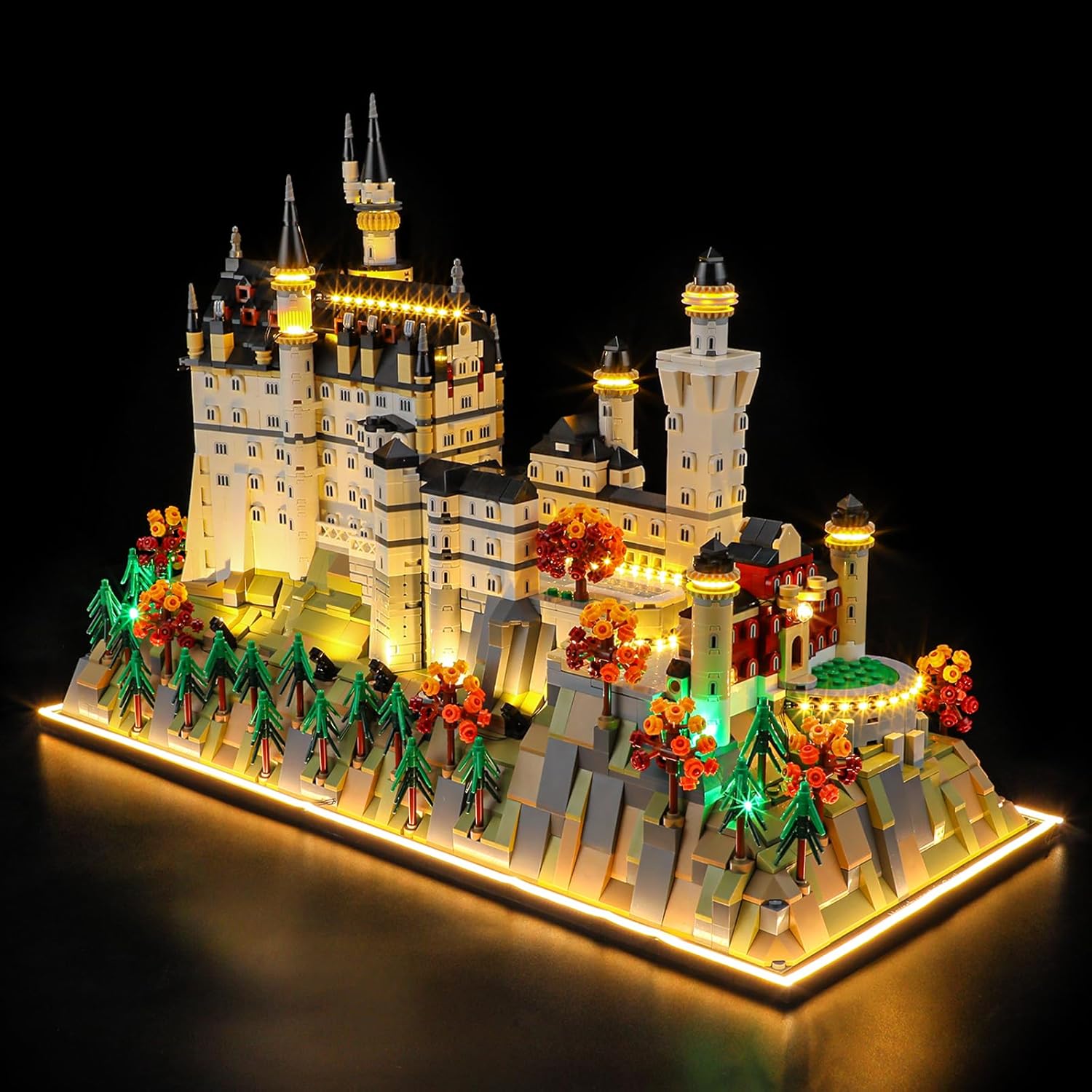 LIGHTAILING Light for Lego-21063 Neuschwanstein Castle - Led Lighting Kit Compatible with Lego Building Blocks Model - NOT Included The Model Set