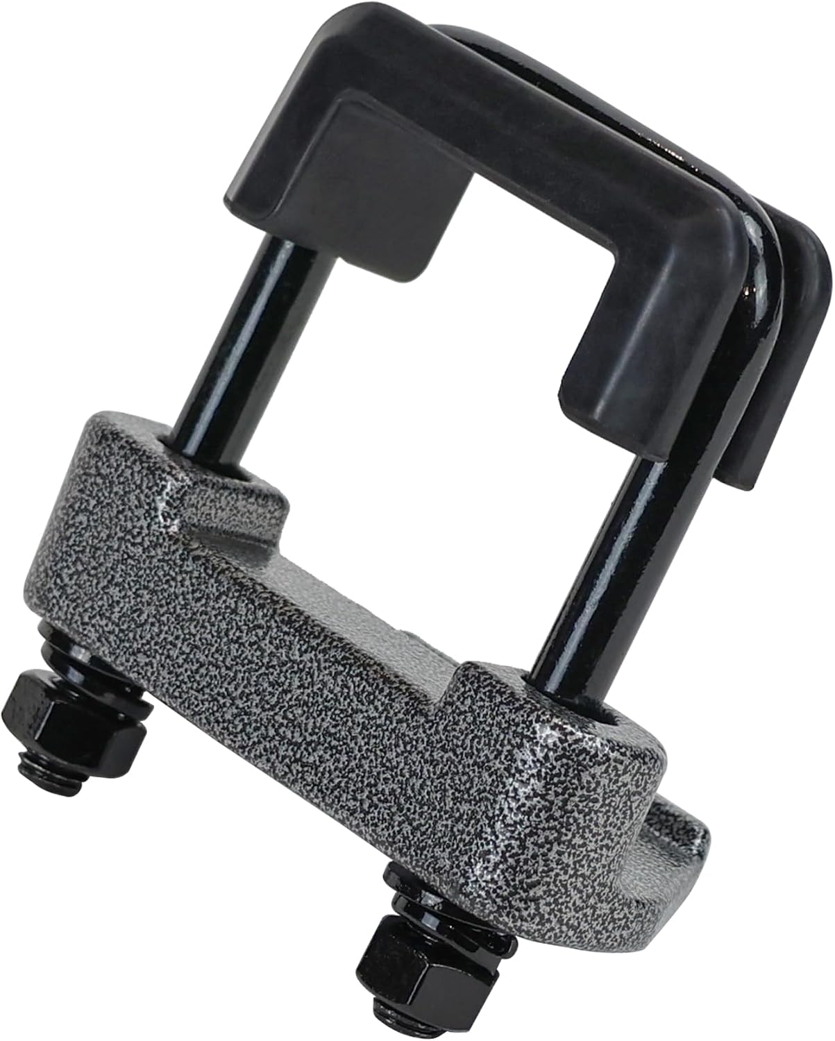 Autekcomma Anti Rattle clamp Hitch Tightener, Stabilizer for 2" Trailer Hitches, Anti-Rust Triple Protective Rubber Isolator, Reduce Movement & Noise, for Bike Rack, Matte Black Hitch