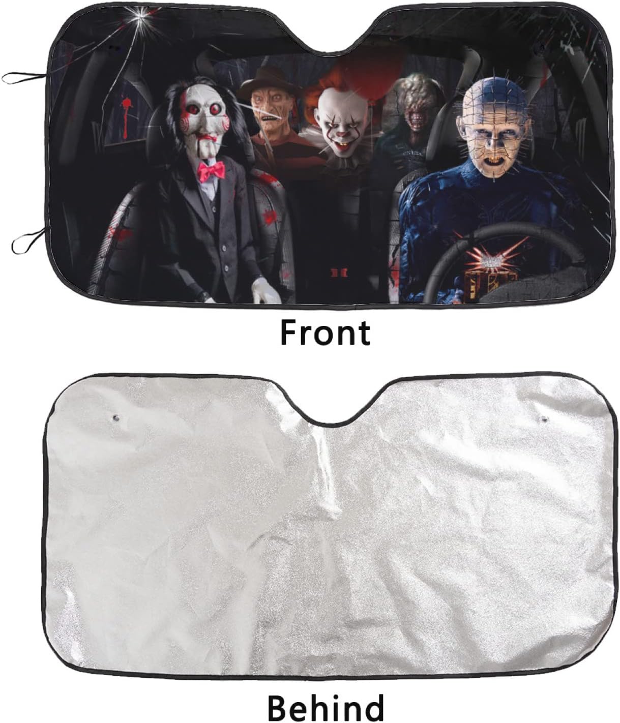 Horror Car Accessories Windshield Sun Shade