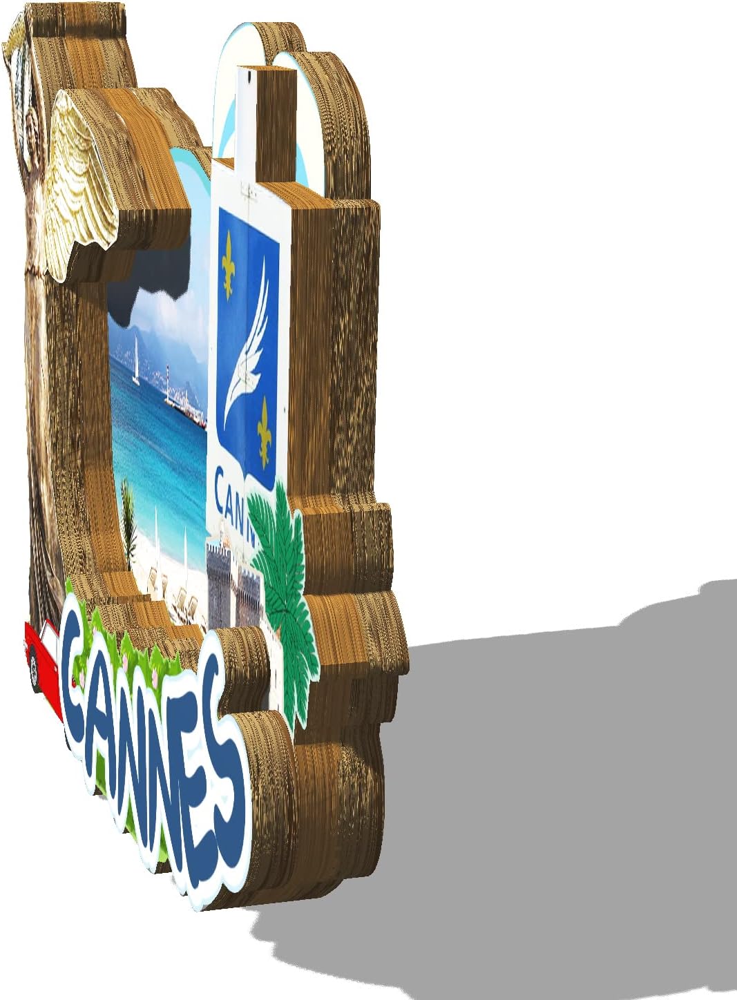 France Cannes Magnet Fridge Magnet Wooden 3D Landmarks Travel Collectible Souvenirs Decoration Handmade-2 image 2