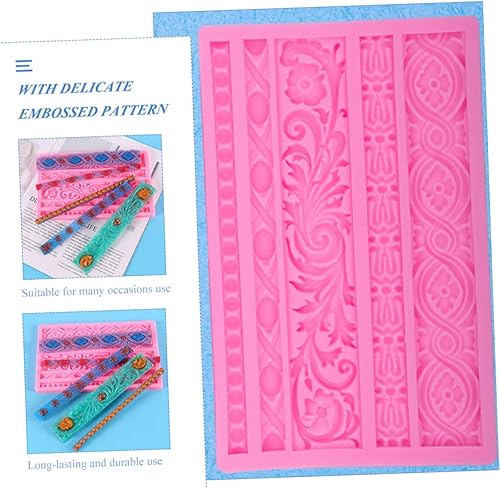 Miniatura 6 de TIDTALEO Molde de silicona para tartas, herramienta de silicona para hornear, moldes para pasteles de flores, moldes para fondant, moldes para