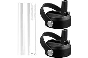 Straw Lid For Hydro Flask Wide Mouth - SM 40 Oz Water Bottles Straw Lid