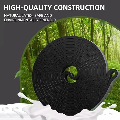 Miniatura 6 de Bandas de resistencia, bandas largas de ejercicio para hombres y mujeres, gimnasio en casa, bandas de entrenamiento premium perfectas para