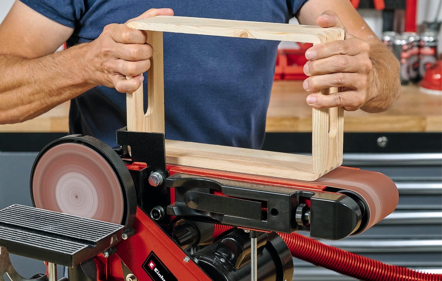 Set 3 Nastri Abrasivi Einhell 100x914 Mm - P60, P80, P120 Per Levigatrici - Foto 13