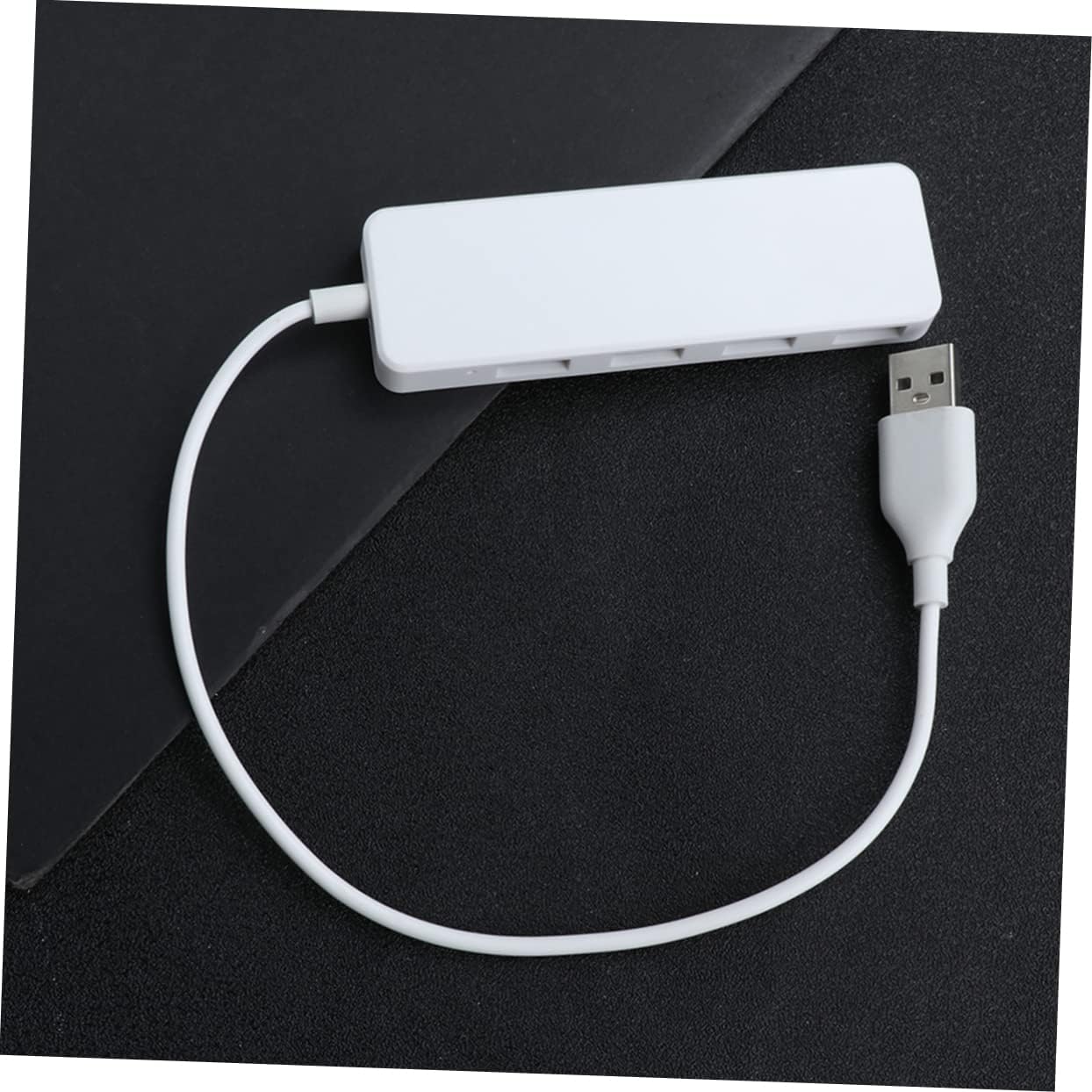 Angoily Ports USB Hub Extender Adapter High and Play Converter for Laptop and Desktop Charging Compatible with OTG Devices White