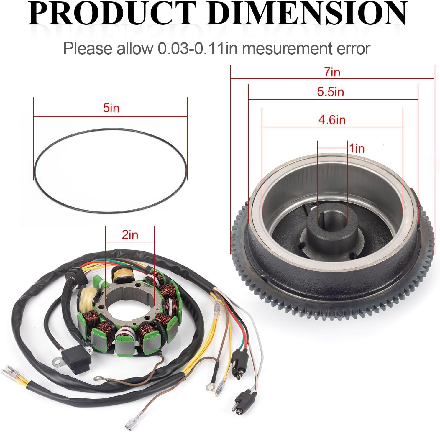 Stator & Flywheel Rotor Kit for Polaris Magnum Sportsman Worker Scrambler Ranger Big Boss 500
