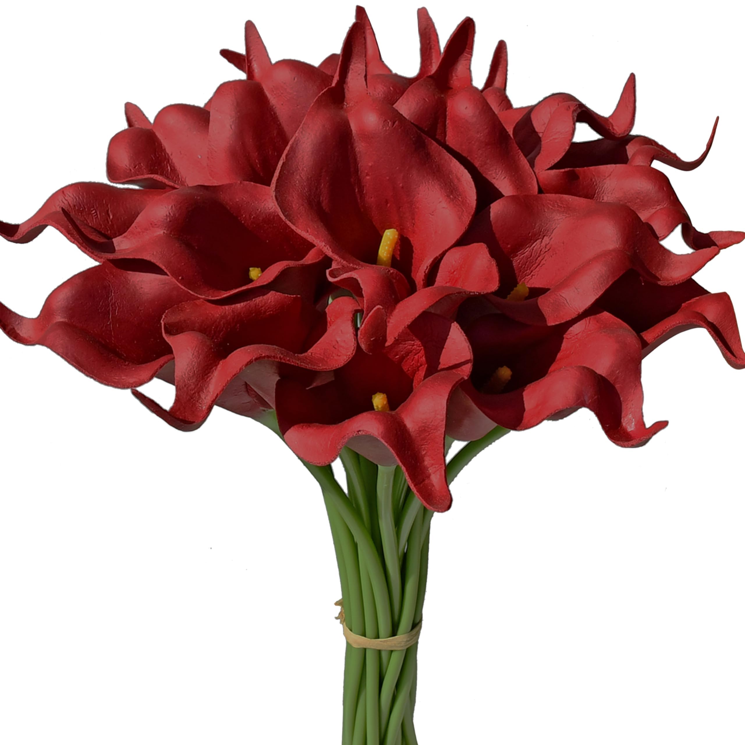 Mandy's 20-Pack Burgundy Calla Lily Artificial Flowers