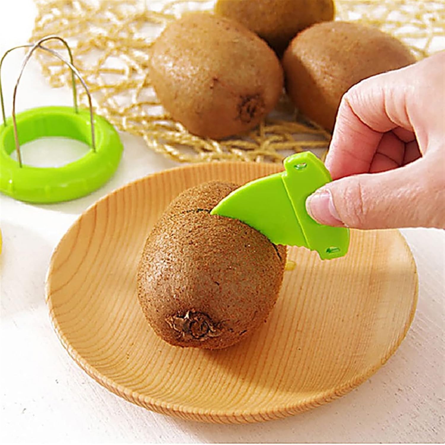 Mandolines Fast Fruit Kiwi Cutter Peeler Slicer Kitchen Gadgets Stainless Steel Peeling Tools For Salad