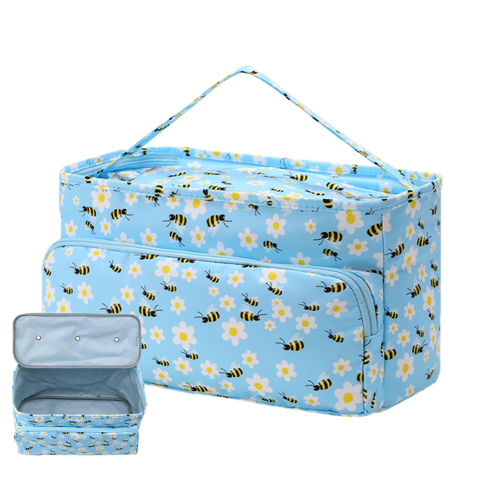 Sac de rangement tricot nomade pour vos vacances créatives et week-ends