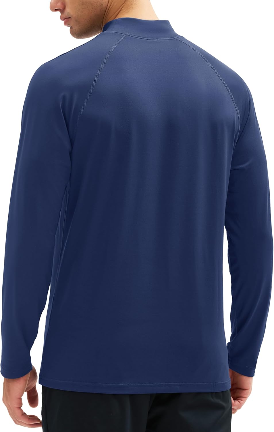Cavva Men's Thermal Fleece Lined Shirts Mock Neck Long Sleeve Undershirt Athletic Casual Base Layer Winter Top - Image 2