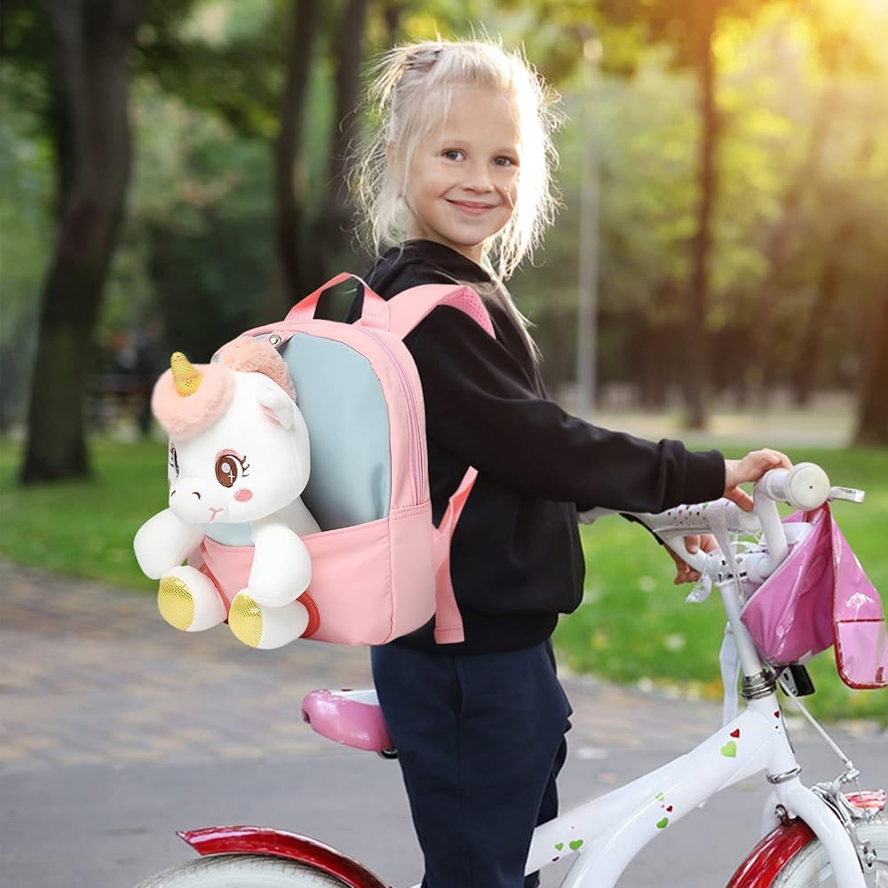 Hifot Unicorno Zainetto per Bambini, Zaino Asilo in peluche Staccabile Mini  Morbido Zaini Unicorno Regali Bambini : Amazon.it: Moda