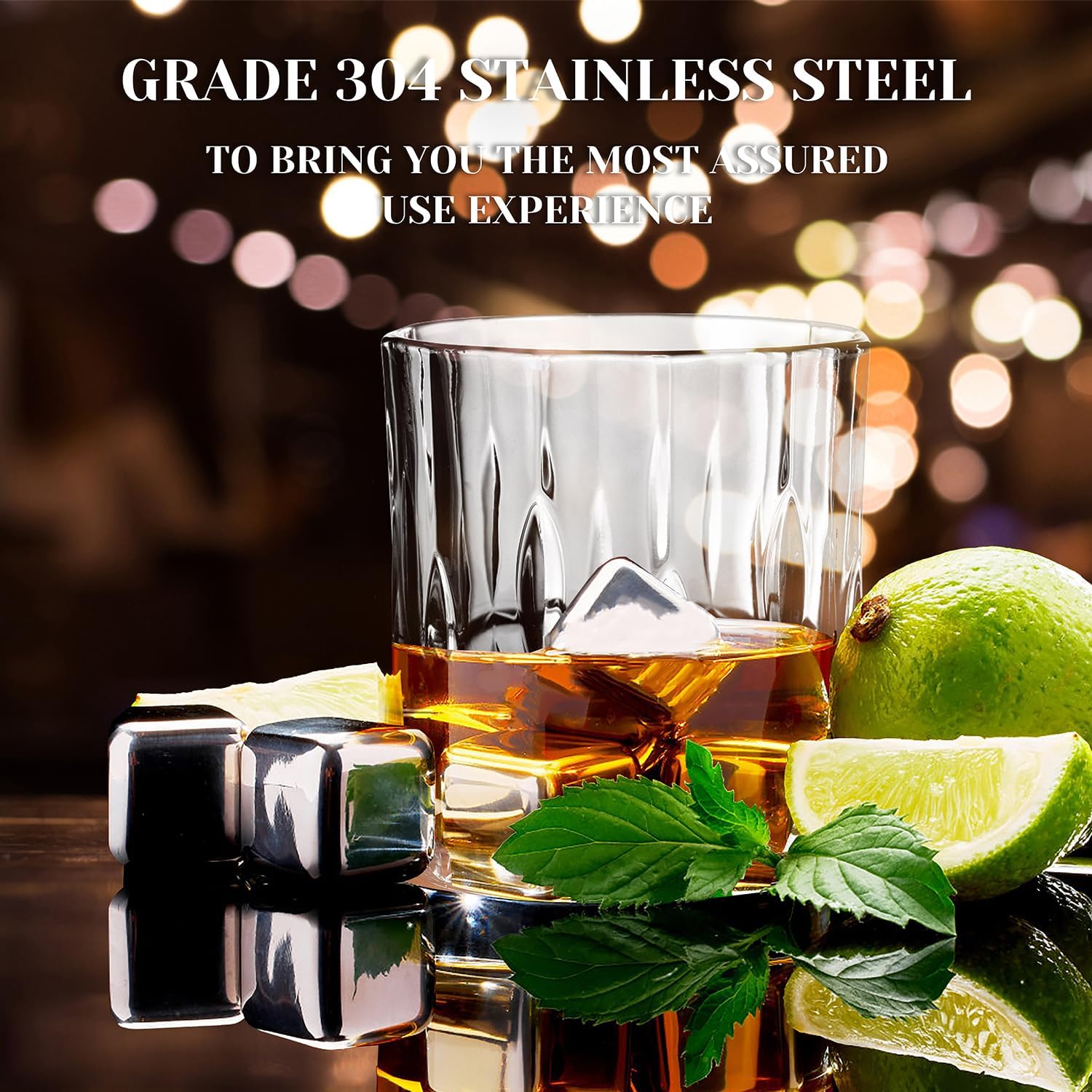 20 in 1 Whiskey Glasses Set Gifts for Men, Whiskey Stones Bourbon Drinking Glass with Wooden Gift Box, Cocktails Scotch Cups Birthday Gift Set for Him