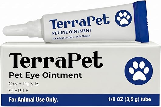 Pet Eye Cream for Dogs, Cats and All Pets - 1/8 oz 3.5g Tube