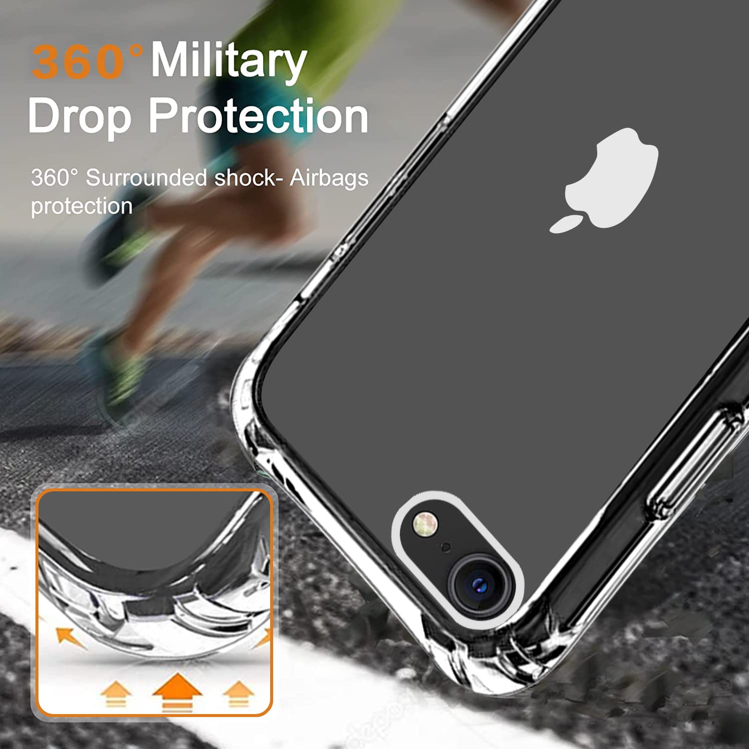 OneFlow Custodia per Cellulare Compatibile con Apple iPhone 7 / iPhone