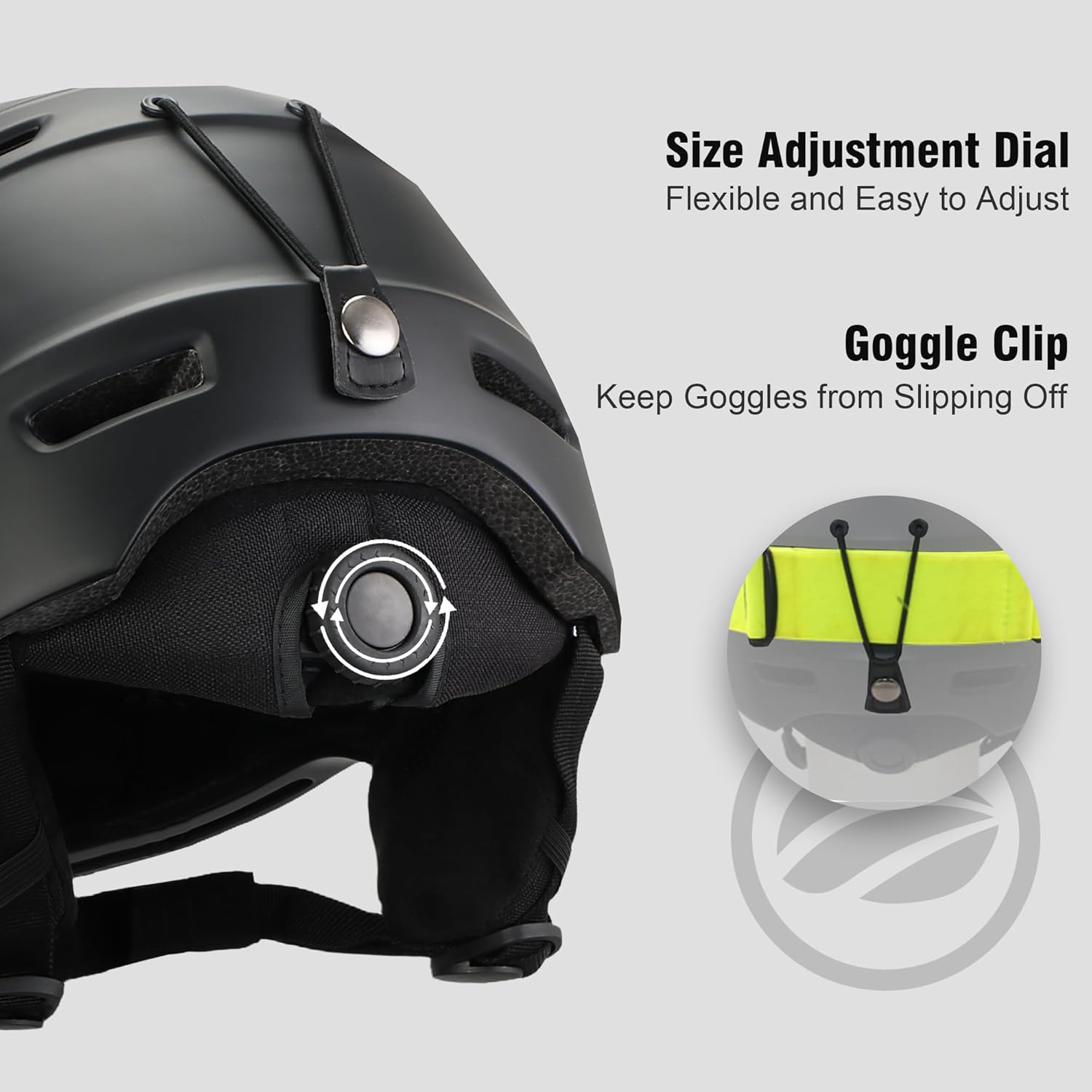 Ski Helmet for Adults Snowboard Helmet Men Women Youth Certified Snow Sports Helmet for Skiing Snowboarding