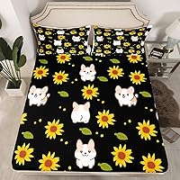 Vista 142 de jejeloiu Sea Turtle Sheet Set Ocean Creature Themed Sheets with Deep Pocket Fitted Sheet Sea Underwater World Bed Sheets Set Bed Reptile Tortoise