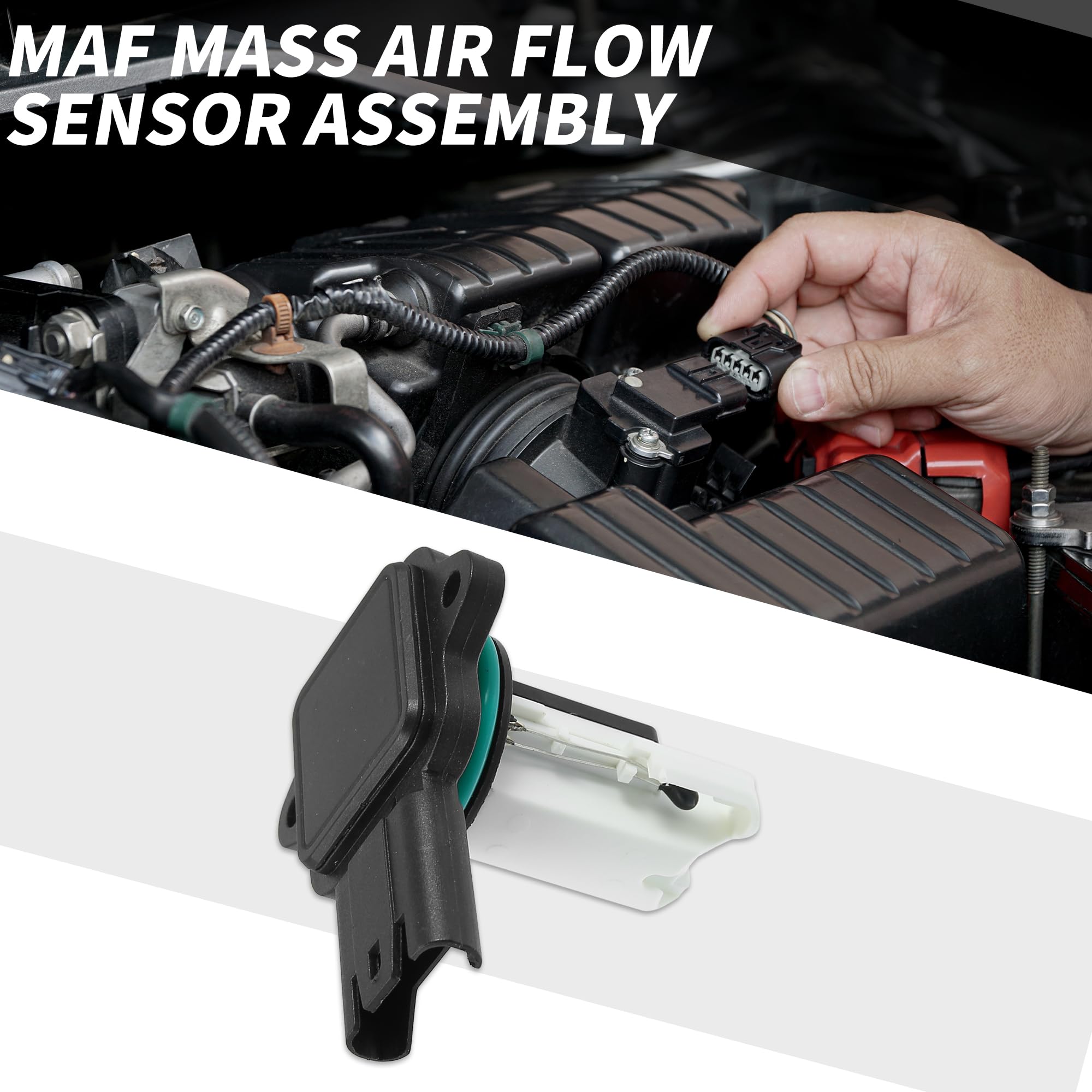 Amazon.com: X AUTOHAUX 5WK97502 Car Mass Air Flow Sensor Meter MAF 