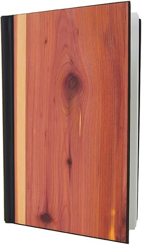 Miniatura 1 de WOODCHUCK Cedar Classic - Diario de madera, páginas en blanco, 88 hojas, páginas de papel reciclado certificado de 8.5 x 5.3 pulgadas