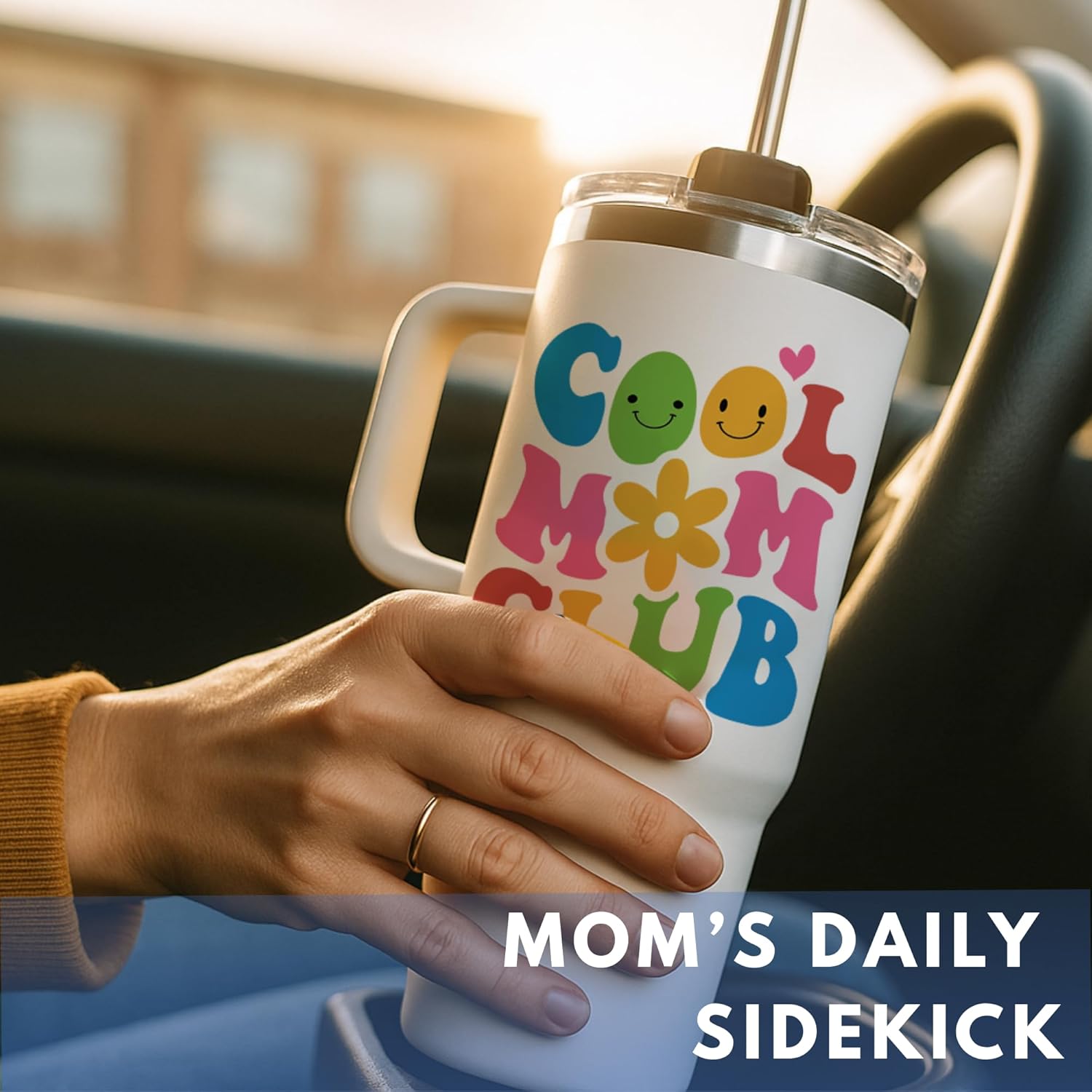 Vivulla68 Christmas Gifts For Mom - Cool Mom Club Tumbler With Handle 40oz, Mommy Coffee Mug, Mama Tumblers, Momma Gift Ideas, Funny Birthday Present For Her, Cute Mother Day Gift, Mommy Cup - Image 8