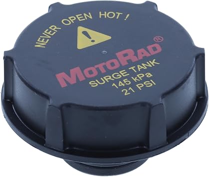 MotoRad Engine Coolant Reservoir Cap, Black