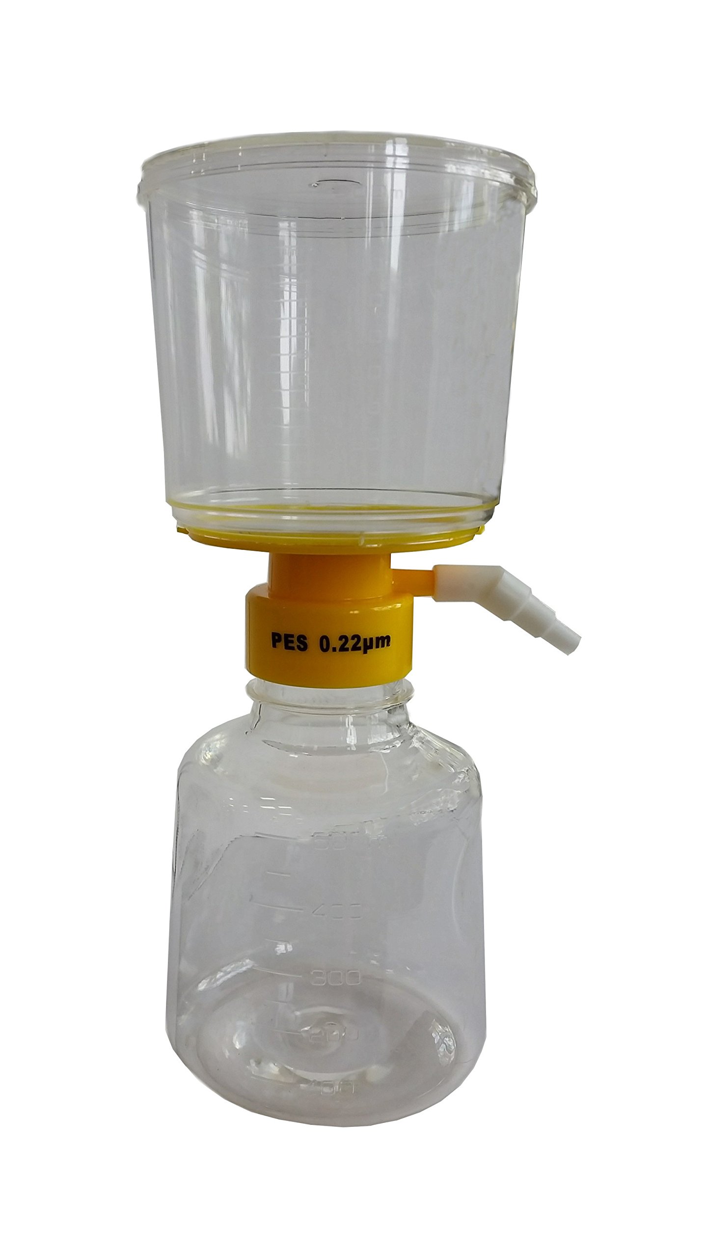 Argos BPE2250 PES Membrane Sterile Bottle Top Aspirator Vacuum Filtration Unit, 0.22 micrometer Pore Size, 500mL Capacity (Case of 12)