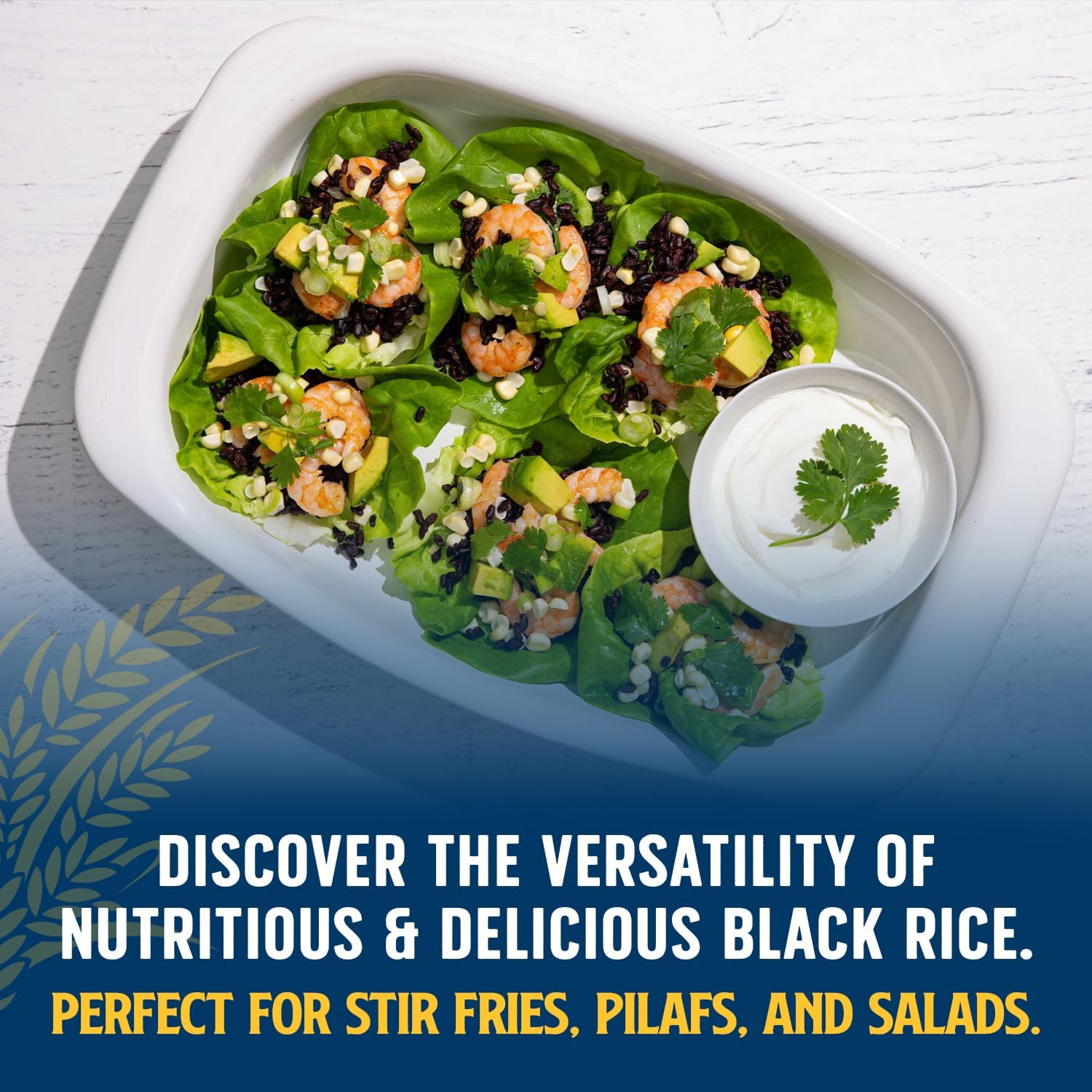 Lundberg Black Pearl Rice, Regenerative Organic Certified, 6-Pack – Full-Bodied Black Rice, Responsibly Grown in California, 16 Oz Ea