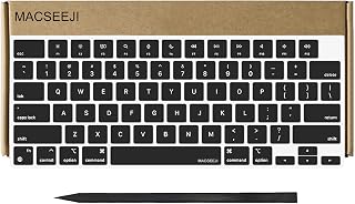 Teclas de teclado de substituição para MacBook Air M2 M3 Retina 13,6/15,3 polegadas A2681 A2941 A3113 A3114 para MacBook Pro 14/16 polegadas M2 M3 A2779 A2780 A2918 A2992 A22 991 2 Preto