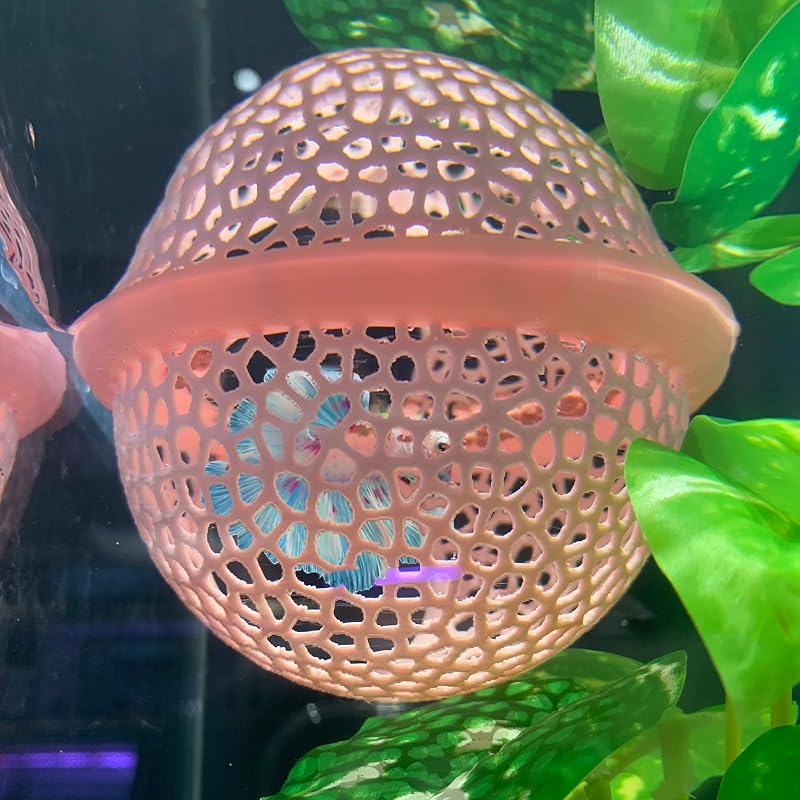 Decoração flutuante para aquário com esconderijo para bettas em PLA Aquarium Choice, pacote com 2