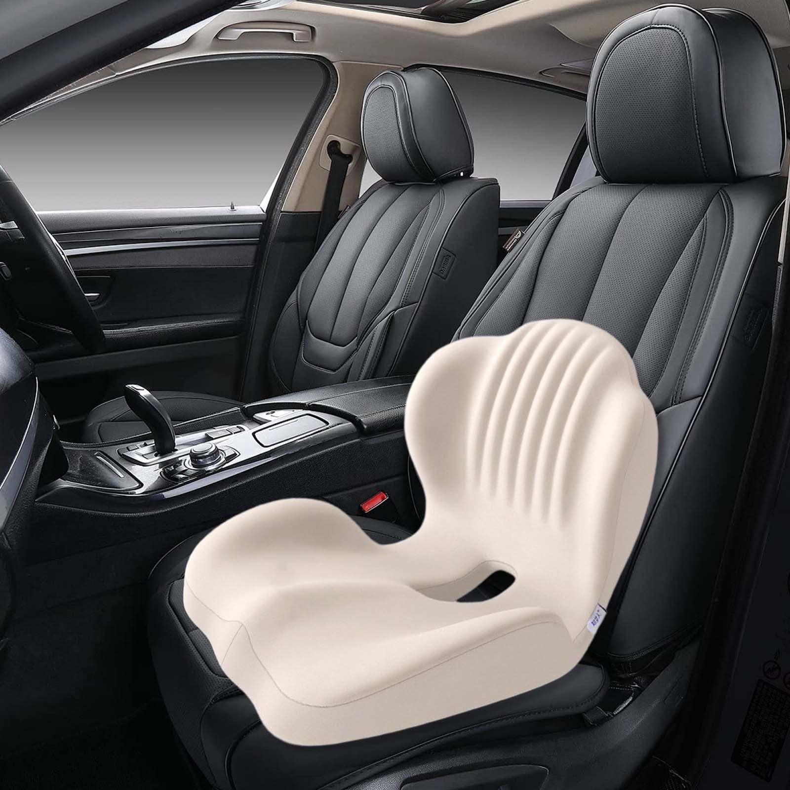 Cuscino in memory foam a forma di L con supporto lombare, cuscino ergonomico per sedia da ufficio per casa, auto, sedia a rotelle e sedie da ufficio, comfort e supporto