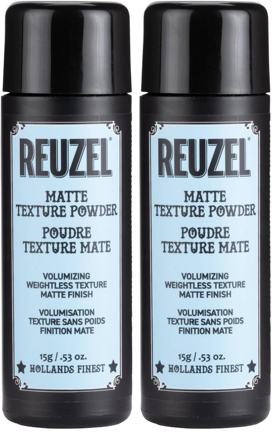 Reuzel Matte Texture Powder - Easy Application - Maintain Carefully Groomed Appearance - Weightless Formula - Provides Instant Lift - Sulfate,Paraben,And Cruelty Free - 0.53 Oz,(Pack of 2)