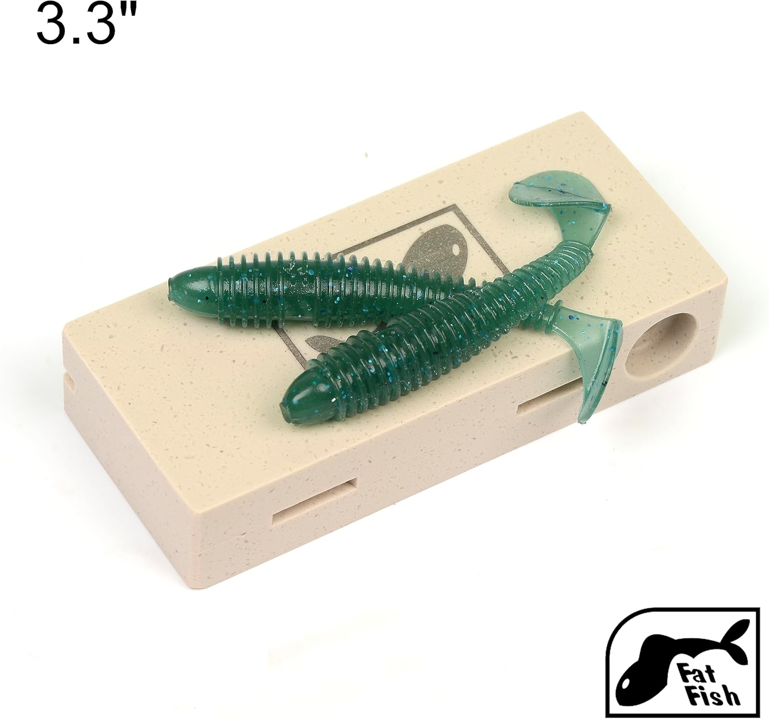 FatFish V24-2C Bait Mold Soft Plastiс Lure Making Injection Mold for Do-It Fishing Lures 3.3"