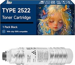 Compatible with Savin Type 2522 Toner Cartridge Work for Savin MP 2352SP 2553 Printers, High Yield 21000 Pages, with Chip, High-Definition Printing (1 Pack Black)
